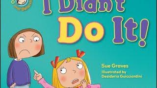 Children’s book about lying|I didn’t do it by Sue Graves