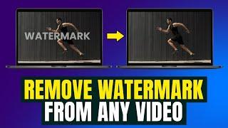 How To Remove Watermark From Video By AI | Remove Watermark From Any Video 2024 100% Working