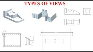 Types of views in Engineering drawing