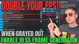 Microsoft Flight Simulator - How I doubled my FRAME RATES | DLSS Frame Generation Grayed Out