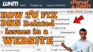 How to fix DNS related issue in a website [Easy method] ️