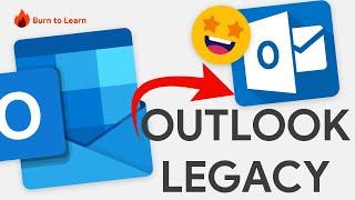 The easiest way to switch from OUTLOOK 365 to the legacy version! #microsoftedu #outlook