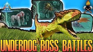 Allosaurus vs. The Island Bosses! [Underdog Boss Battles!]