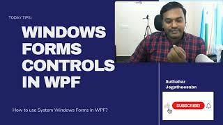 How to reference System.Windows.Forms in .NET 5 or Core WPF apps? | MSDEVBUILD Tamil | Suthahar