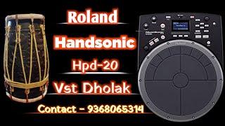 Roland Hpd-20 Handsonic Vst Dholak Patch || #handsonic_dholak || Full Vst Backup