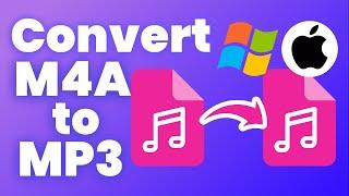 How to Convert M4A to MP3 on Mac or Windows (2024 Tutorial)