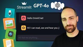 Code your online ChatGPT App with the GPT-4o API in Python (chat with Images and Audio)