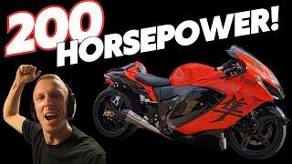 25th Anniversary 2024 Hayabusa Hits 200 Horsepower On The Moore Mafia Dyno