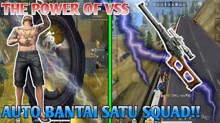 RANK SQUAD PAKAI VSS ?? AUTO BANTAI || FREEFIRE BATTLEGROUND