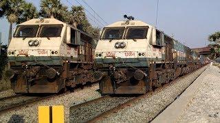 Double Capture of Hubballi [UBL] WDG4 Locomotive Twins | Loaded Coal Freight | Indian Railways