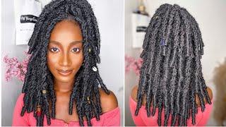 CHUNKY CROCHET FAUX LOCS | PROTECTIVE STYLE | All Things Savvy 12” Sheila Locs | www.atsavvy.com