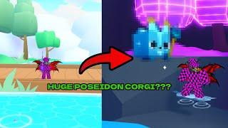 I GOT the HUGE POSEIDON CORGI | pet simulator 99