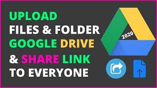 How to Upload Files in Google Drive and Share Link (with Everyone) | 2024