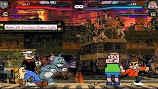 Mugen : Tom cat & Popeye X Vs Clarence & Marco Diaz (Request)