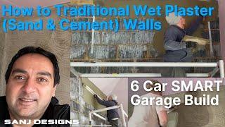 How to Wet Plaster (Float & Set) | Part 16 | 6 Car SMART Garage Build