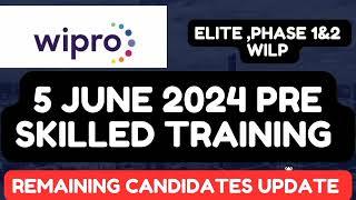 Wipro Onboarding update|Wipro new prp mail news Elite wilp