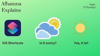 iOS Shortcuts: Notify if weather is “Sunny”