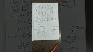 #58 Calculation of Coefficient of Variance