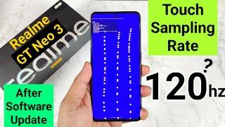 Realme GT Neo 3 Touch Sampling Rate After Software Update #realmegtneo3