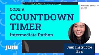 How to Make a Countdown Timer in Python (+Bonus Pomodoro Tutorial!) | Intermediate Python Project