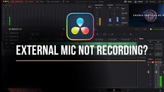 Easy Fix - Microphone NOT Showing in Davinci Resolve 18/17