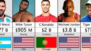 Richest Athletes Of All Time (as of 2024)