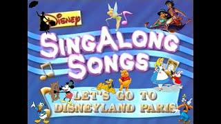 Disney Sing Along Let's Go To Disneyland Paris