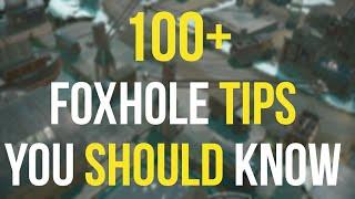 Top 100+ Tips & Tricks in Foxhole - Best Guide For New Players War 111