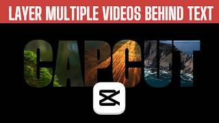 CapCut PC Tutorial: Layering Multiple Videos Behind Text