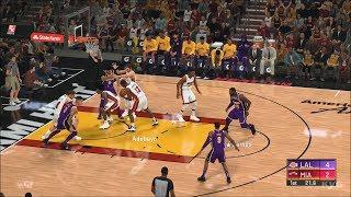 NBA 2K20 - Miami Heat vs Los Angeles Lakers - Gameplay (PS4 HD) [1080p60FPS]