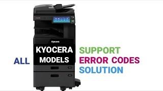 ALL KYOCERA ERROR FAULT CODES DESCRIPTION SOLUTION FIX