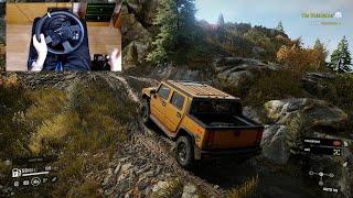 SNOWRUNNER - HUMMER H2 - OFF-ROAD with THRUSTMASTER TX + TH8A - 1080p60FPS