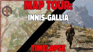 I Walked the Whole Map - Innis-Gallia Region Tour Timelapse - Pax Dei Alpha Gameplay