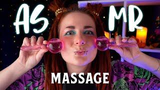 ASMR MASSAGE and GENTLE TOUCHES  You WILL DEFINITELY fall asleep | VISUAL ASMR for 99.9% SLEEP