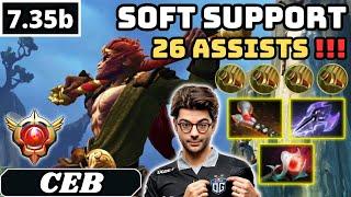 7.35b - Ceb MONKEY KING Soft Support Gameplay - Dota 2 Full Match Gameplay
