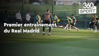 Première séance d’entraînement du Real Madrid à Rabat