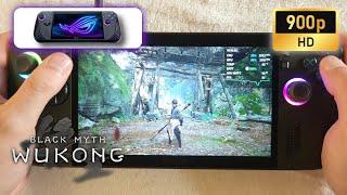 ASUS ROG Ally X | Black Myth: Wukong | 900p | FG - Medium settings