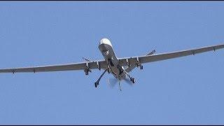 MQ-9 Reaper UAV Takeoff - March ARB