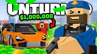 I MADE MILLIONS AS A FAKE COP IN LIFE RP! (Unturned Life RP #96)