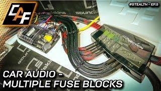 ADVANCED Car Audio Wiring - Multiple Fuse Blocks - Project Stealth