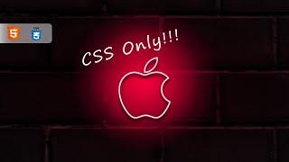 CSS Glowing Icon Animation Effects | CSS Neon Glow Effect Animation