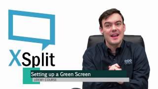 How to use a green screen in xSplit