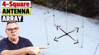 Tower Project: 4 Square 40m Antenna Array Prep & Installation