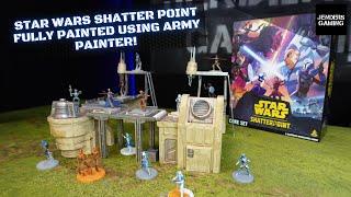 Miniature game Star Wars Shatterpoint fully painted using Army Painters paint set! Full video!