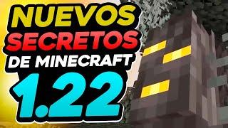 NUEVOS SECRETOS de Minecraft 1.22 (Transportar y apagar bioma, Lore con el Creeper y mas)