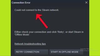 Steam  - Connection Error  - Could Not Connect To The Steam Network  - Fix