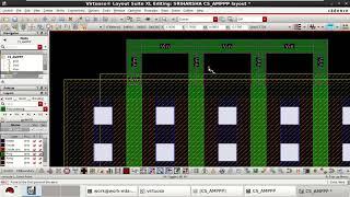 CS Amplifier Layout in Cadence.