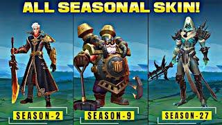 ALL SEASONAL SKIN FROM 2016-2023 | MOBILE LEGENDS