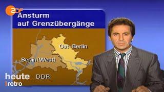 heute Nachrichten vom 10.11.1989 - 30 Jahre Mauerfall