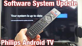 Philips Android TV: How to Update System Software to Latest Version